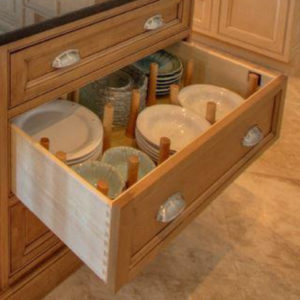 Cabinet Drawer Dish Organizer