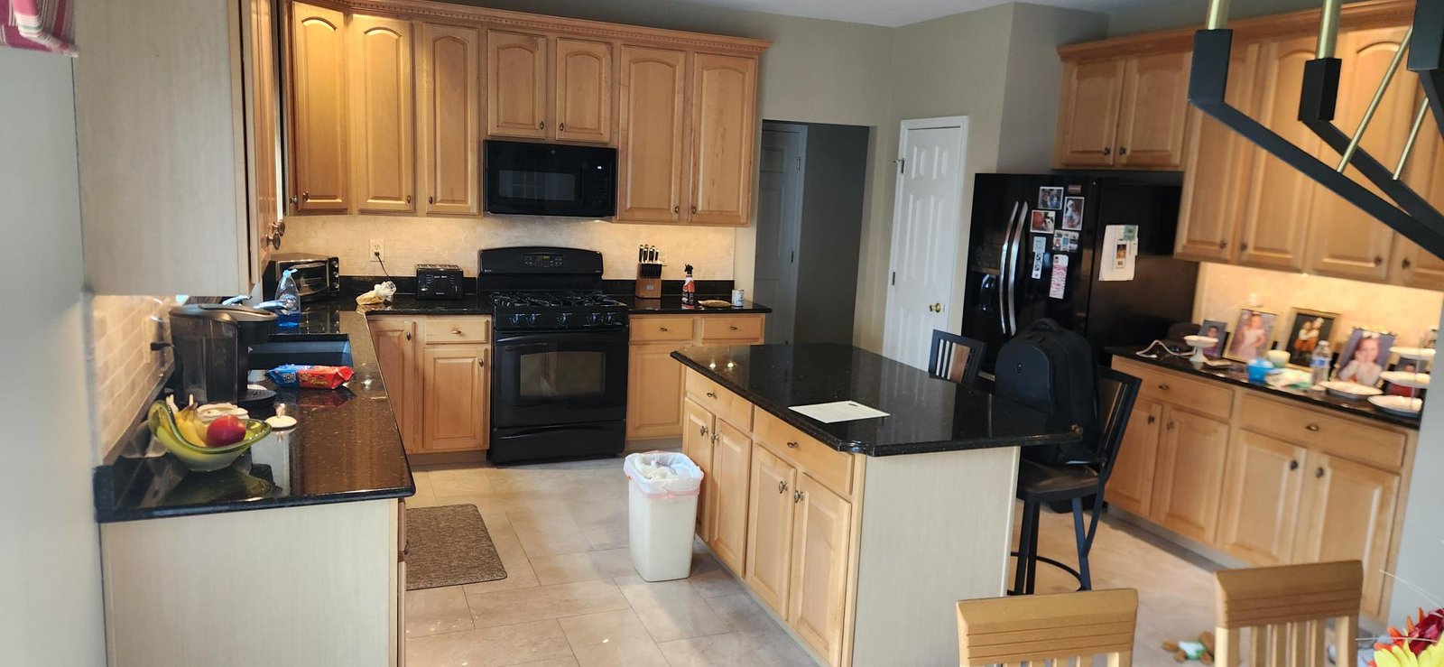 Before cabinet refacing in Ambler, PA