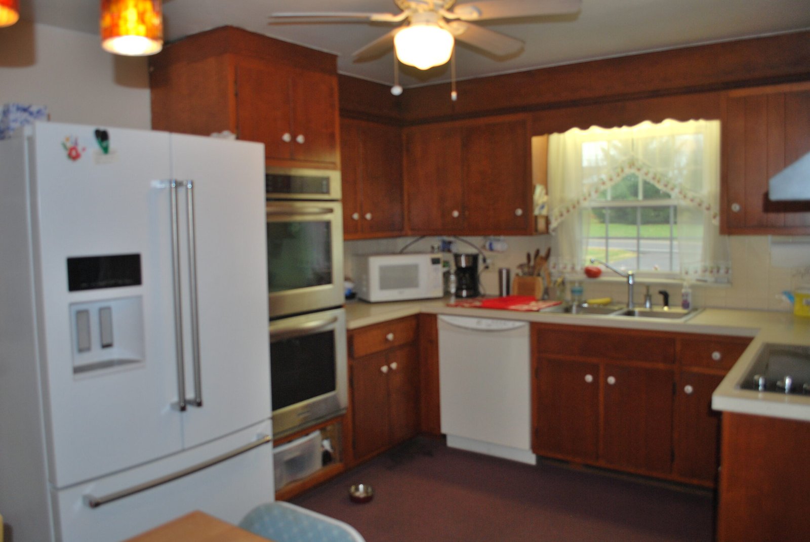 Before Cabinet Refacing in Sellersville, PA