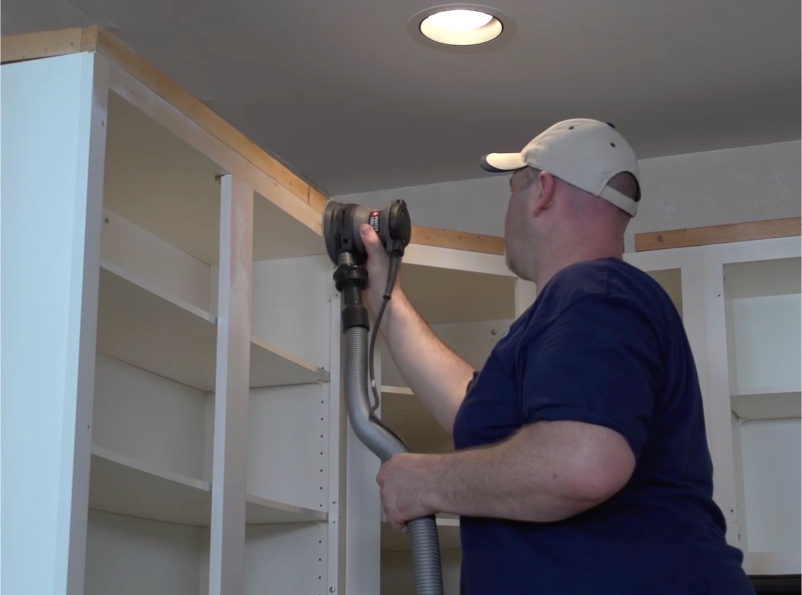 Let's Face It Installer Refacing Kitchen Cabinets