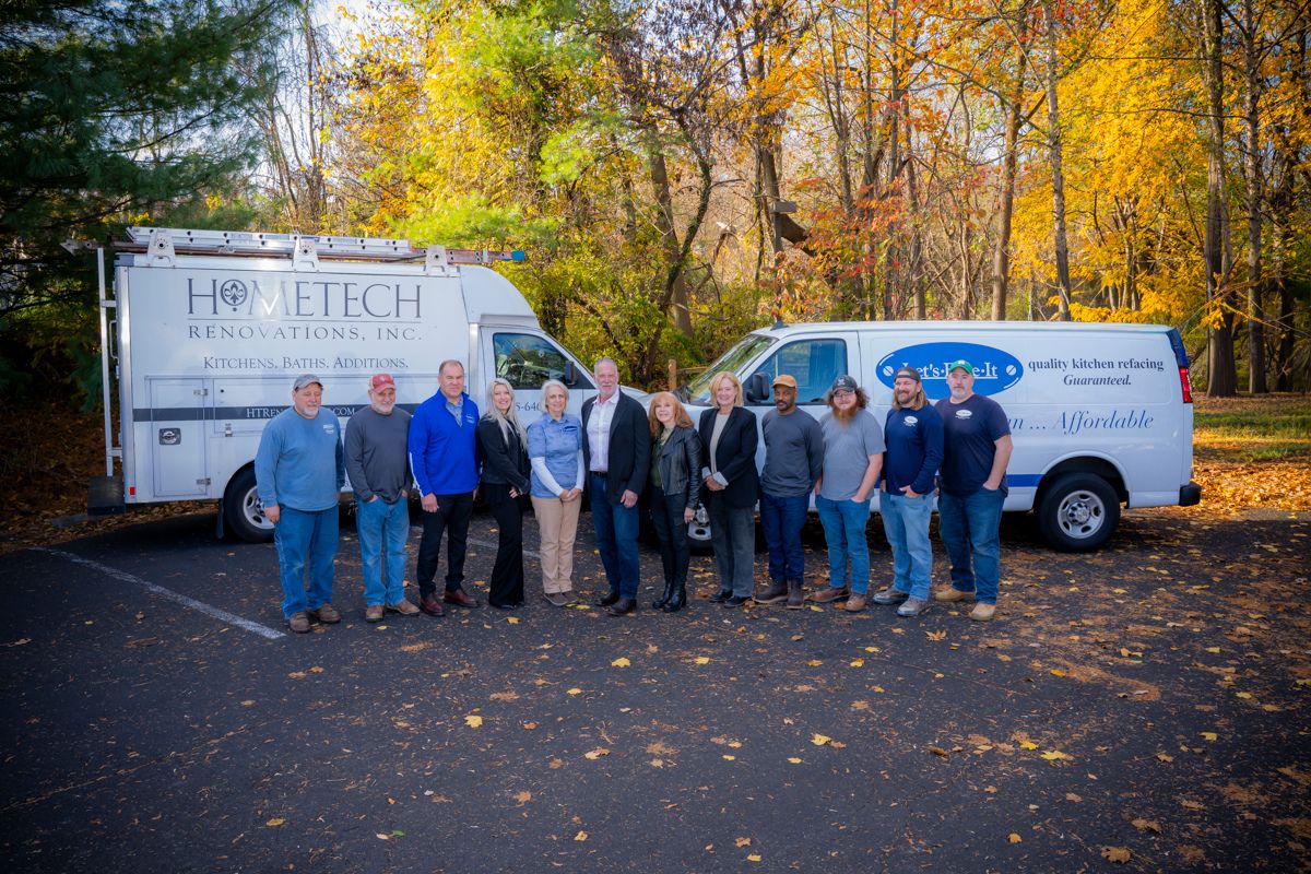 Let’s Face It Kitchens team at company office