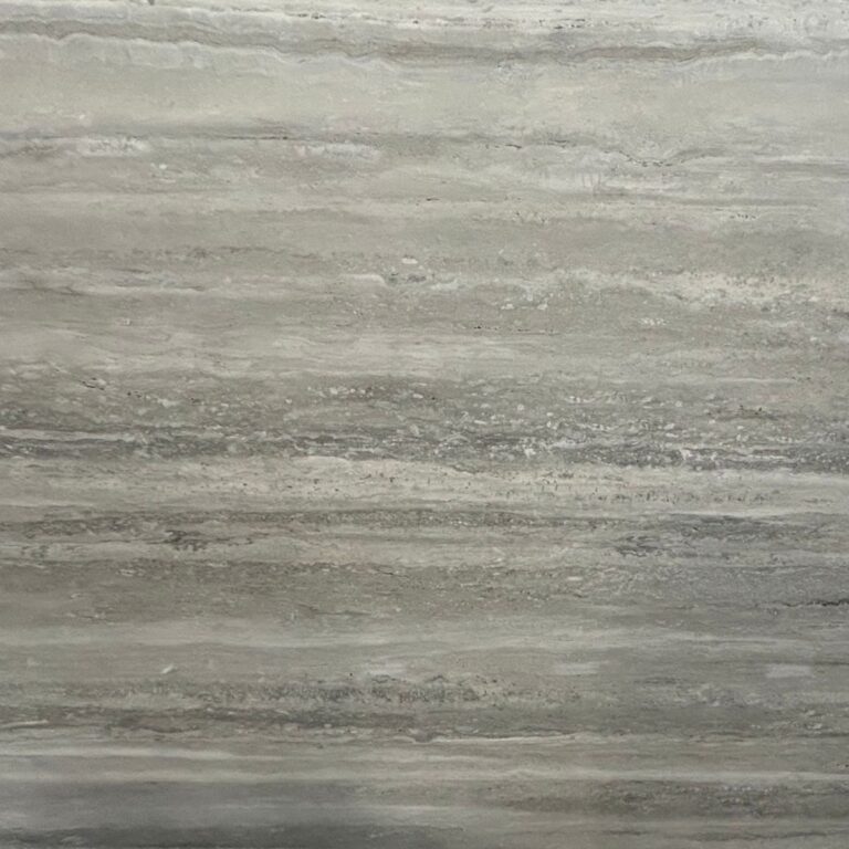 Opal Travertine porcelain countertop slab close-up