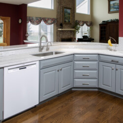 white renovated kitchen