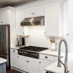 white renovated kitchen