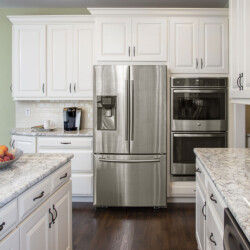 white renovated kitchen